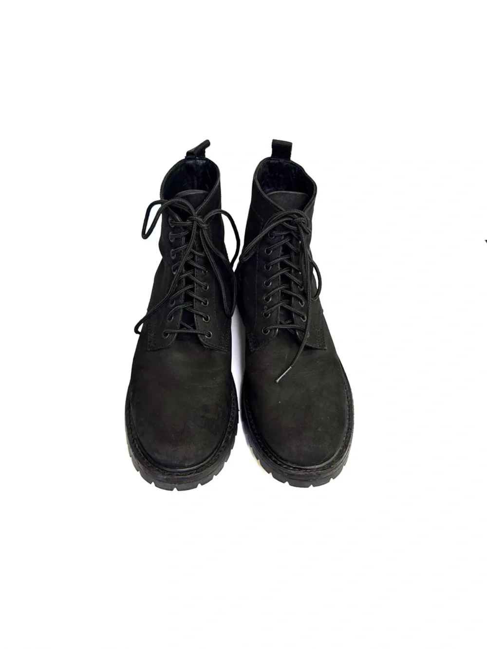 Thursday Boot Co. Hero Black Matte Nubuck Lace Up Boots Men Size 9.5